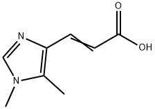 2-Propenoicacid,3-(1,5-dimethyl-1H-imidazol-4-yl)-(9CI) Struktur