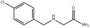 2-[(4-chlorobenzyl)amino]acetamide Struktur