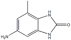 2H-Benzimidazol-2-one,6-amino-1,3-dihydro-4-methyl-(9CI) Struktur