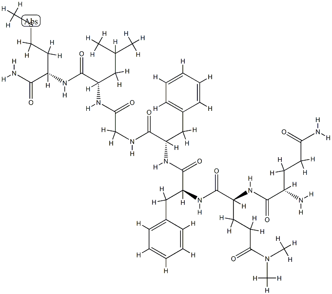 substance P (5-11), N,N-diMe-Gln(6)- Struktur