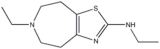 4H-Thiazolo[4,5-d]azepin-2-amine,N,6-diethyl-5,6,7,8-tetrahydro-(9CI) Struktur