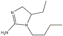 1H-Imidazol-2-amine,1-butyl-5-ethyl-4,5-dihydro-(9CI) Struktur