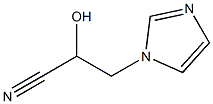 1H-Imidazole-1-propanenitrile,alpha-hydroxy-(9CI) Struktur