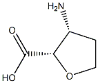 D-threo-Pentonic acid, 3-amino-2,5-anhydro-3,4-dideoxy- (9CI) Struktur