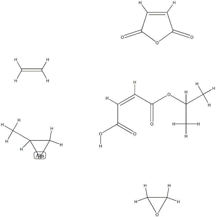 2-Butenedioic acid (2Z)-, mono(1-methylethyl) ester, reaction products with maleic anhydride and polyethylene, ethoxylated propoxylated Struktur