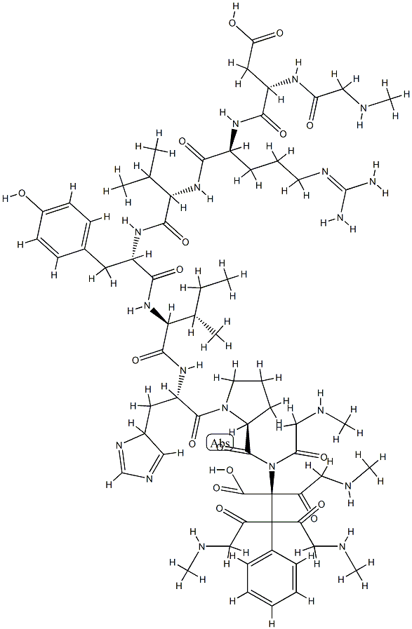 pentasarcosyl angiotensin II Struktur