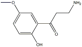 1-Propanone,3-amino-1-(2-hydroxy-5-methoxyphenyl)-(9CI) Struktur