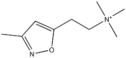 5-Isoxazoleethanaminium,N,N,N,3-tetramethyl-(9CI) Struktur