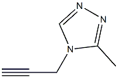 4H-1,2,4-Triazole,3-methyl-4-(2-propynyl)-(9CI) Struktur