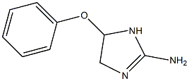 1H-Imidazol-2-amine,4,5-dihydro-4-phenoxy-(9CI) Struktur