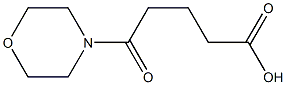 5-morpholin-4-yl-5-oxopentanoic acid Struktur