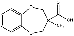 2H-1,5-Benzodioxepin-3-carboxylicacid,3-amino-3,4-dihydro-(9CI) Struktur