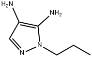 1H-Pyrazole-4,5-diamine,1-propyl-(9CI) Struktur