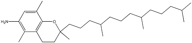 beta-tocopheramine Struktur