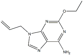 9H-Purin-6-amine,2-ethoxy-9-(2-propenyl)-(9CI) Struktur