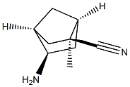 Bicyclo[2.2.1]heptane-2-carbonitrile, 5-amino-2-methyl-, (2-endo,5-exo)- (9CI) Struktur