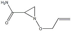 2-Aziridinecarboxamide,1-(2-propenyloxy)-(9CI) Struktur