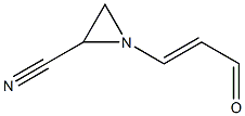 2-Aziridinecarbonitrile,1-(3-oxo-1-propenyl)-(9CI) Struktur