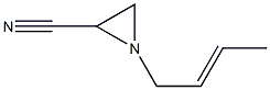 2-Aziridinecarbonitrile,1-(2-butenyl)-(9CI) Struktur