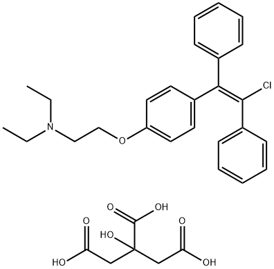 trans-Clomiphene Citrate Struktur