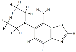 6,7-Benzothiazolediamine,N6,N6-diethyl-(9CI) Struktur