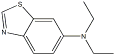 6-Benzothiazolamine,N,N-diethyl-(9CI) Struktur