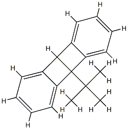 9-tert-Butyl-9,10-(dewar anthracene) Struktur