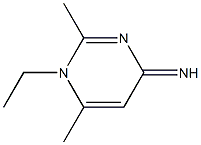 4(1H)-Pyrimidinimine,1-ethyl-2,6-dimethyl-(9CI) Struktur