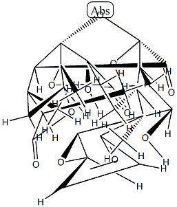 (22R,25S)-4α,5α:14,17:14β,27-Triepoxy-6α,13,20,22-tetrahydroxy-1,15-dioxo-16β,24-cyclo-13,14-seco-5α-ergost-2-ene-18,26-dioic acid 18,20:26,22-dilactone Struktur