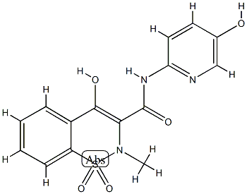 5'-HydroxypiroxicaM Struktur