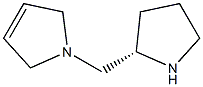 1H-Pyrrole,2,5-dihydro-1-[(2S)-2-pyrrolidinylmethyl]-(9CI) Struktur