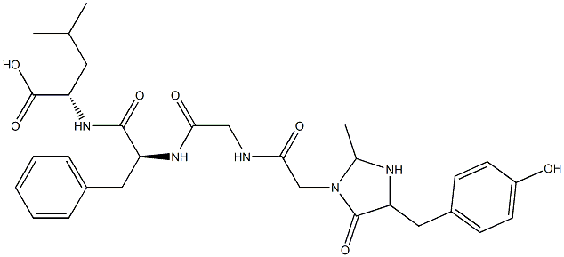 enkephalin-Leu, acetaldehyde- Struktur