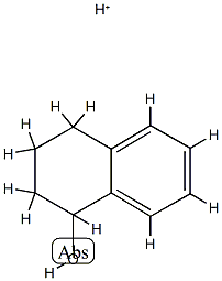 1-Naphthalenol, 1,2,3,4-tetrahydro-, conjugate acid (9CI) Struktur