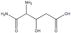 Pentonic  acid,  4,5-diamino-2,4,5-trideoxy-5-oxo-  (9CI) Struktur