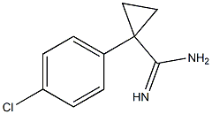 1-(4-chlorophenyl)cyclopropanecarboxamidine Struktur