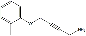 2-Butyn-1-amine,4-(2-methylphenoxy)-(9CI) Struktur