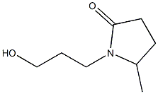 2-Pyrrolidinone,1-(3-hydroxypropyl)-5-methyl-(9CI) Struktur