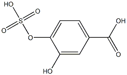 3-hydroxy-sulfonyloxybenzoic acid Struktur