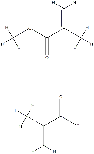 methacryloyl fluoride-methyl methacrylate copolymer Struktur