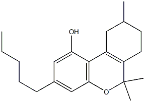 Δ6a(10a)-Tetrahydrocannabinol Struktur