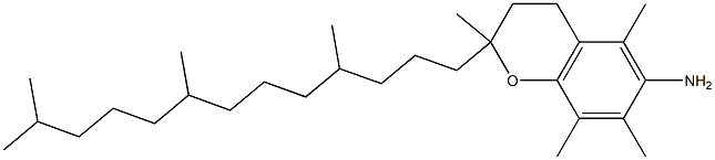 alpha-tocopheramine Struktur