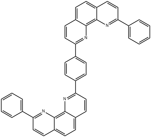 1,4-bis(9-phenyl-1,10-phenanthroliN-2-yl)benzene Struktur