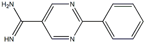 5-Pyrimidinecarboximidamide,2-phenyl-(9CI) Struktur