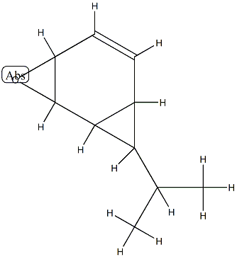 3-Oxatricyclo[5.1.0.02,4]oct-5-ene,8-(1-methylethyl)-,(1alpha,2bta,4bta,7alpha,8alpha)-(9CI) Struktur