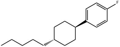 TRANS-4''-PENTYLCYCLOHEXYL-4-FLUOROBENZENE Struktur