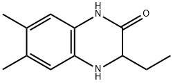 2(1H)-Quinoxalinone,3-ethyl-3,4-dihydro-6,7-dimethyl-(9CI) Struktur