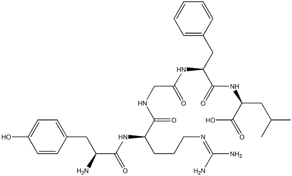 enkephalin, Arg(2)-Leu(5)- Struktur