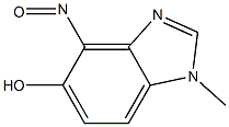 1H-Benzimidazol-5-ol,1-methyl-4-nitroso-(9CI) Struktur