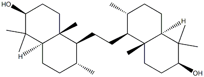 (8α,14β)-8,14-Secogammacerane-3β,21α-diol Struktur