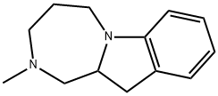 1H-[1,4]Diazepino[1,2-a]indole,2,3,4,5,11,11a-hexahydro-2-methyl-(9CI) Struktur